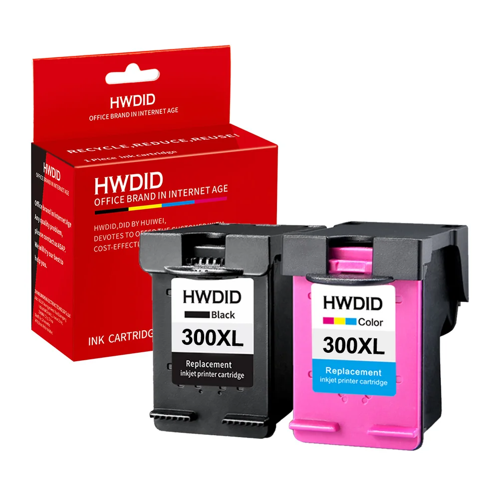 HWDID 300XL восстановленная Замена чернильных картриджей для HP 300 Deskjet D1660 D2560 D2660 D5560 F2420