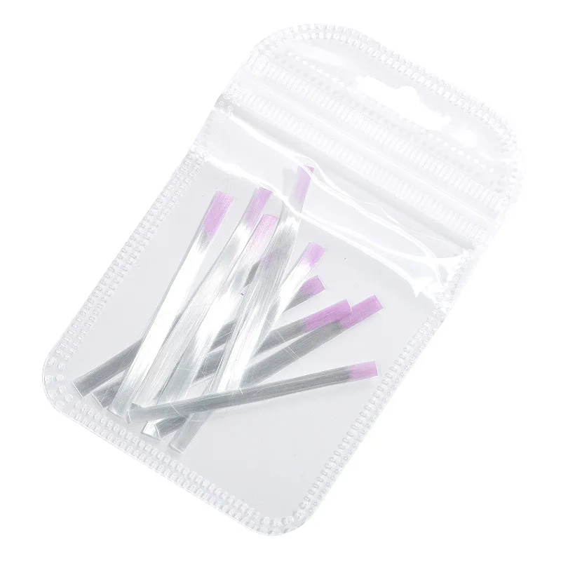 5.5cm*10pcs Fiberglass Nail Extension+1Pcs Scraper Silk Fiber Extension Form Tips Manicure Salon Tool Set | Красота и здоровье