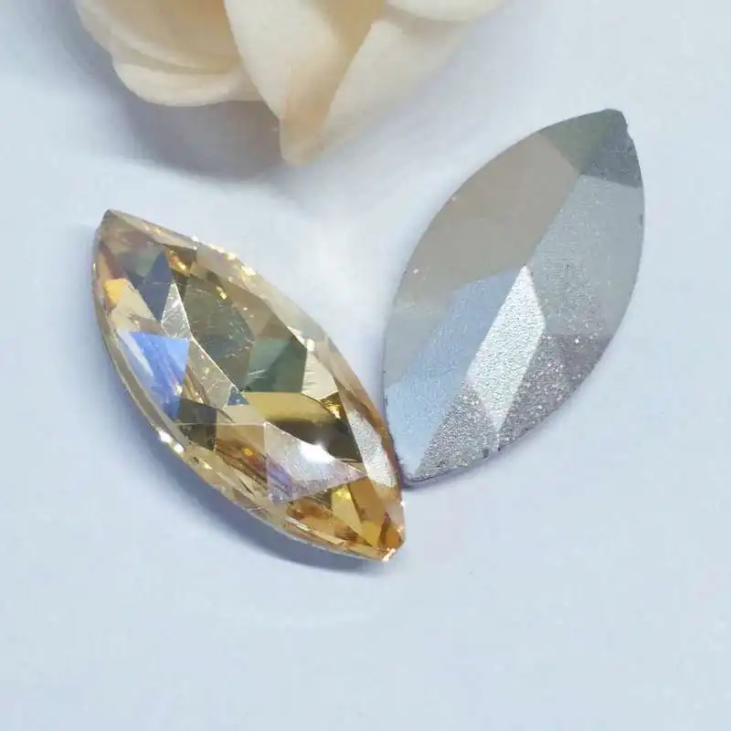 Женские джинсы конский глаз цвета шампанского|sew rhinestones|rhinestones diyhorse eye |