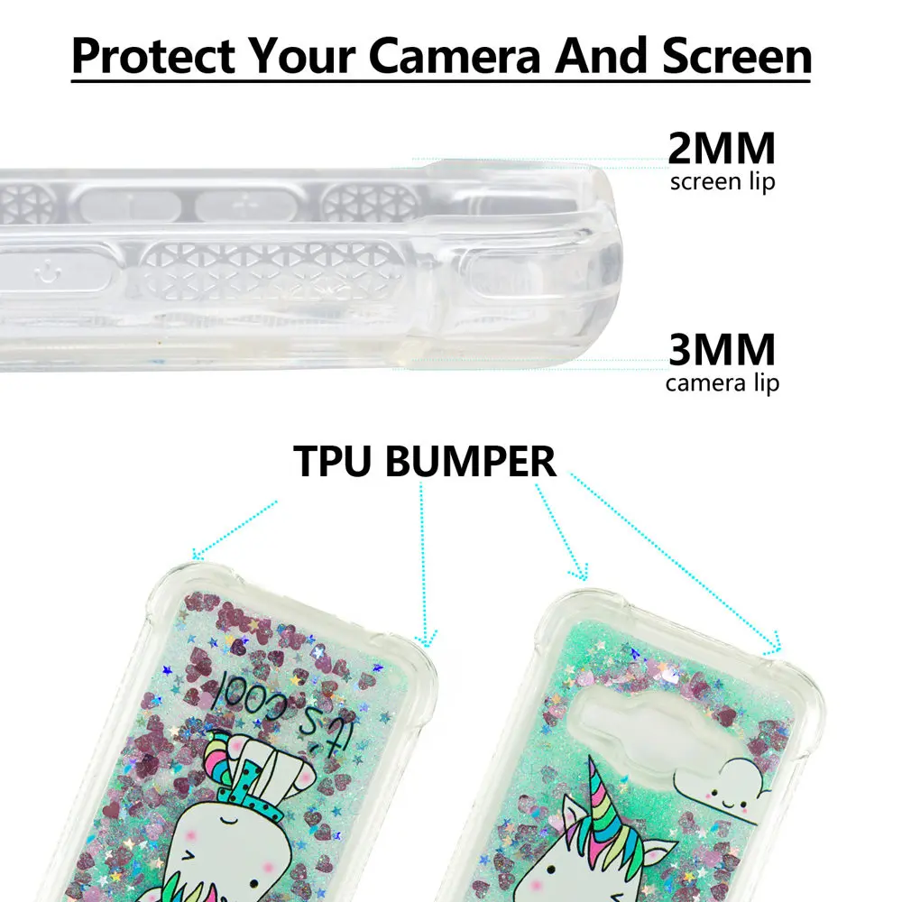 Блестящий чехол со звездами для Samsung Galaxy J1 2016 J120 J120H J120FN J120F/DS SM-J120F динамический