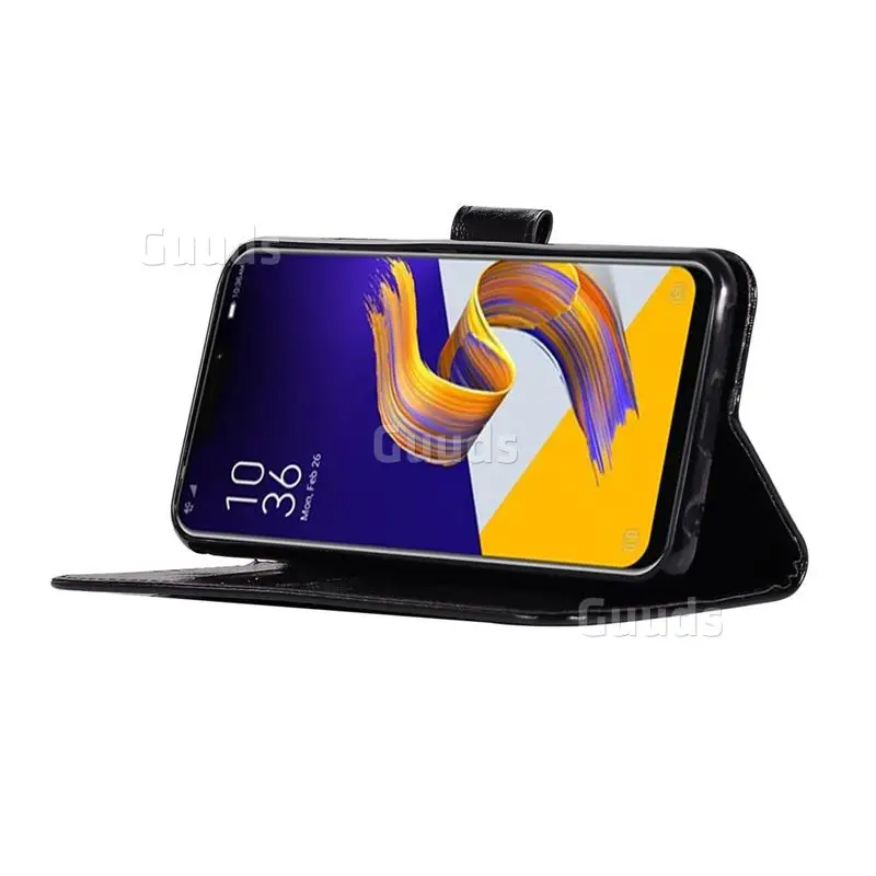 Guuds для Asus ZenFone 2 3 4 5 5Z Lite Max M1 Go ZS620KL ZC600KL ZB555KL ZE520KL чехол телефона Роскошный кожаный