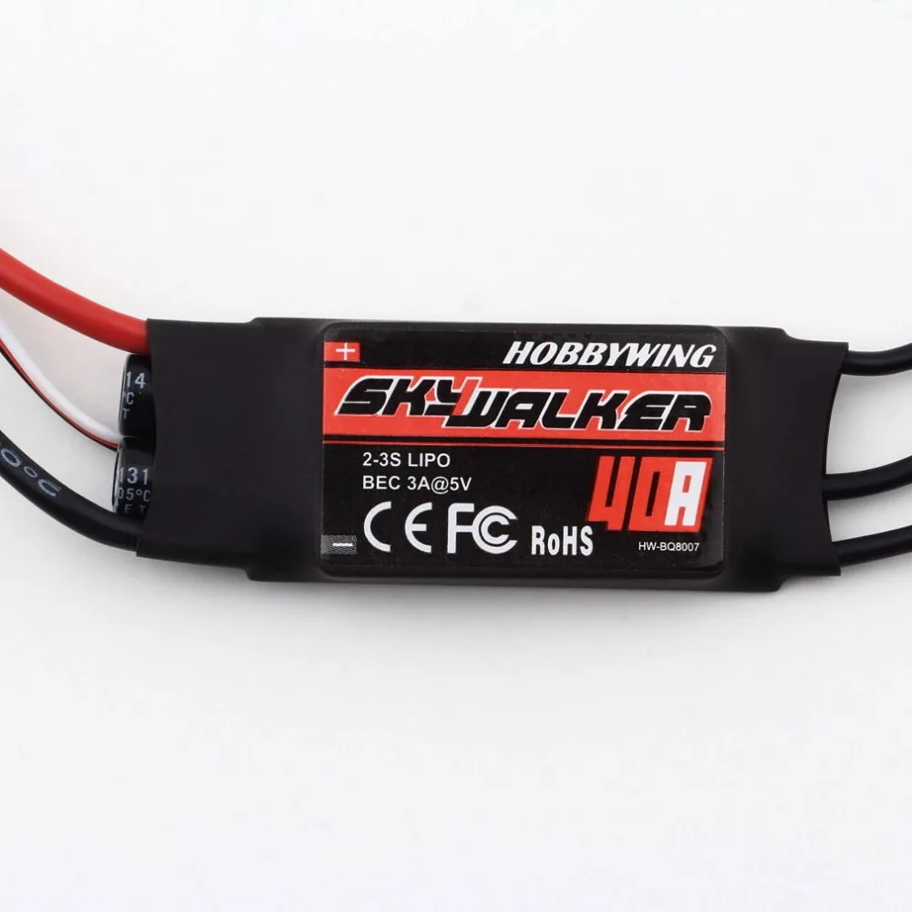 Вертолет Hobbywing SkyWalker-40A 2-3S Бесщеточный Регулятор скорости ESC 400 450 | Игрушки и хобби