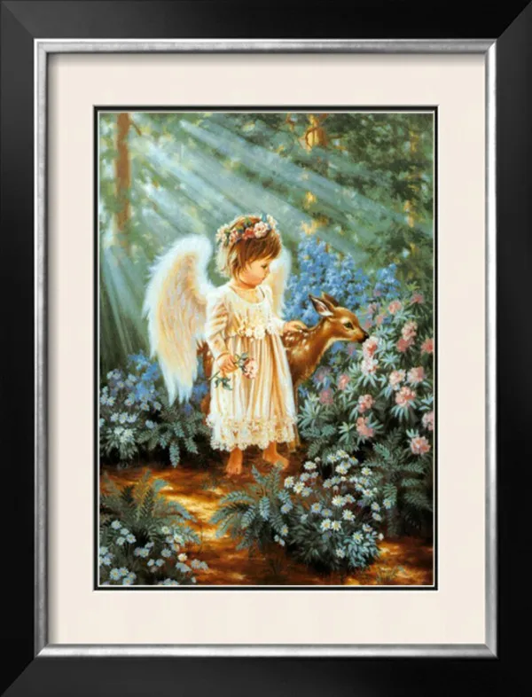 

Новая мозаика, алмазная вышивка, бусины, ангел, олень, цветок, дерево, масло, алмазы, вышивка крестиком, картина, ручная работа, наборы для укр...