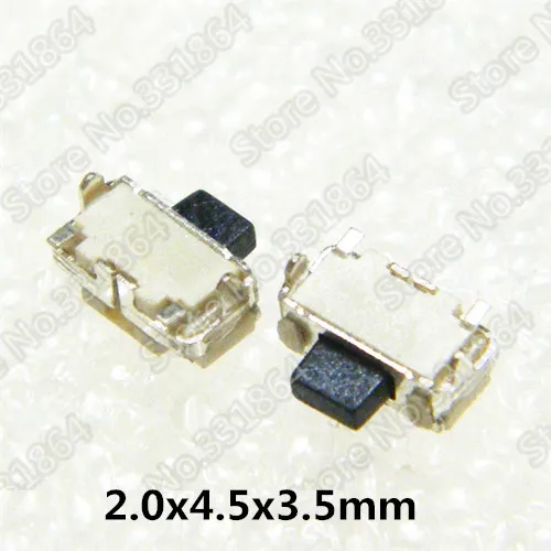 

50pcs 2.0*4.5*3.5mm , 2.0x4.5x3.5mm SMD push button switch /Tact Switch /micro switch (B model)