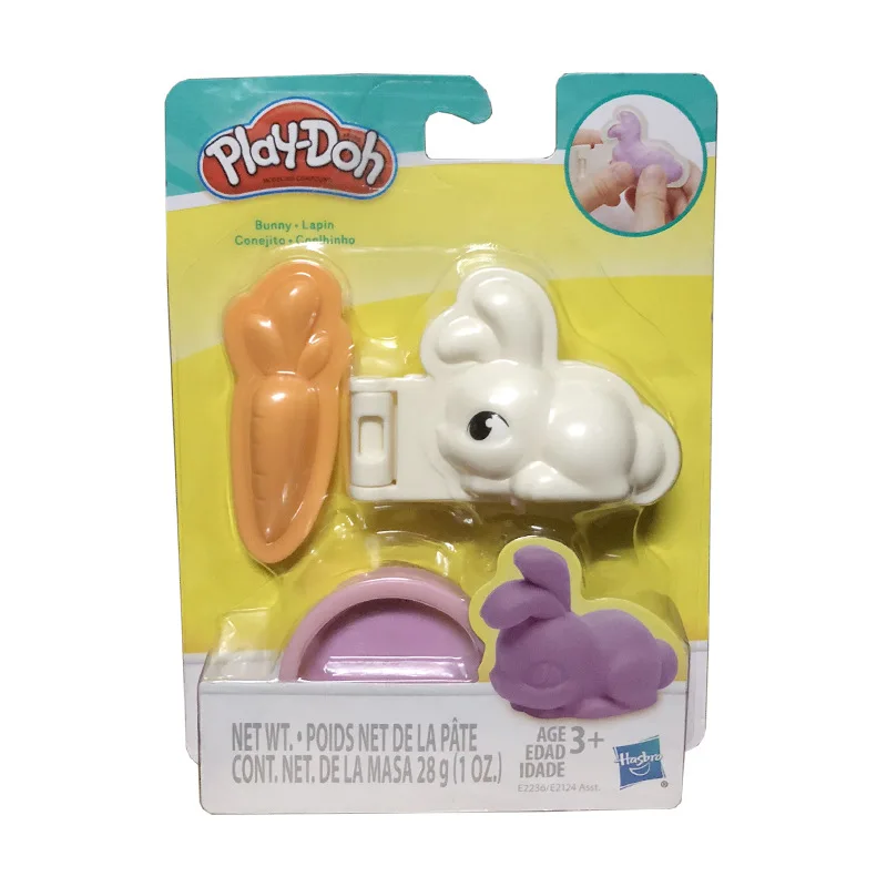 Play Doh интерактивные игрушки детские ремесленные клейкие аксессуары набор форм для собак, кошек, кроликов цветной Dlay сухой на воздухе полимерный пластилин