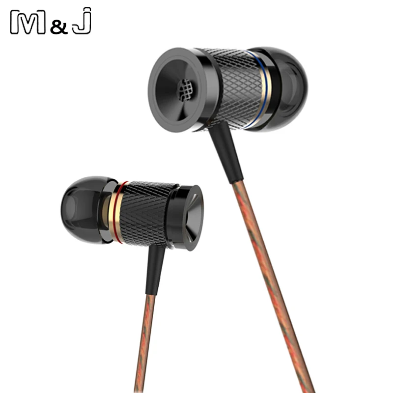M & J M53 магнитные металлические наушники высокого качества стерео fone de ouvido
