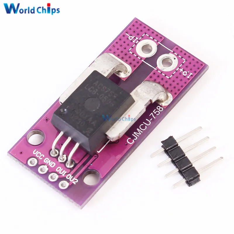 CJMCU-758 модуль датчика линейного тока Холла от 3 В до 5 новейшая операция с одним