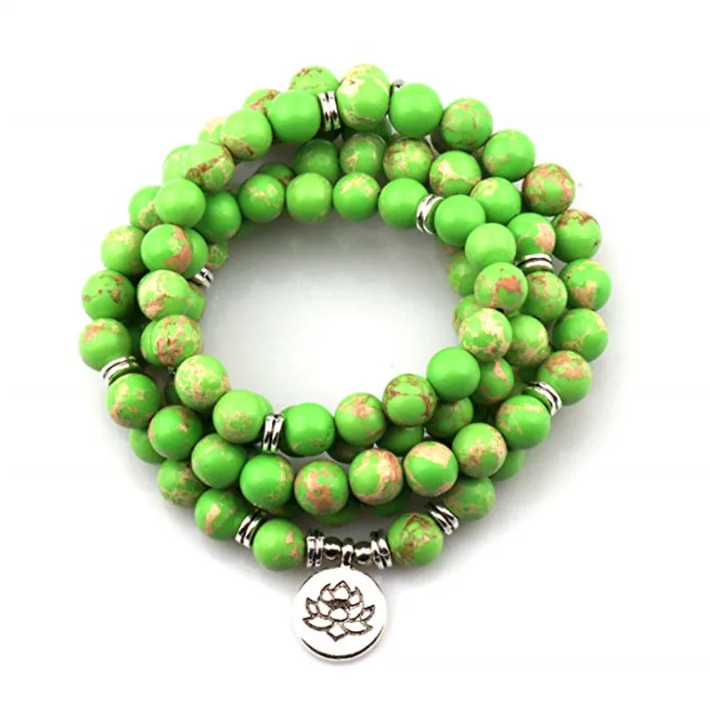 

Fashion Women`s Matte 108 Beads Bracelet or Necklace High Quality Charm New Design Bracelet