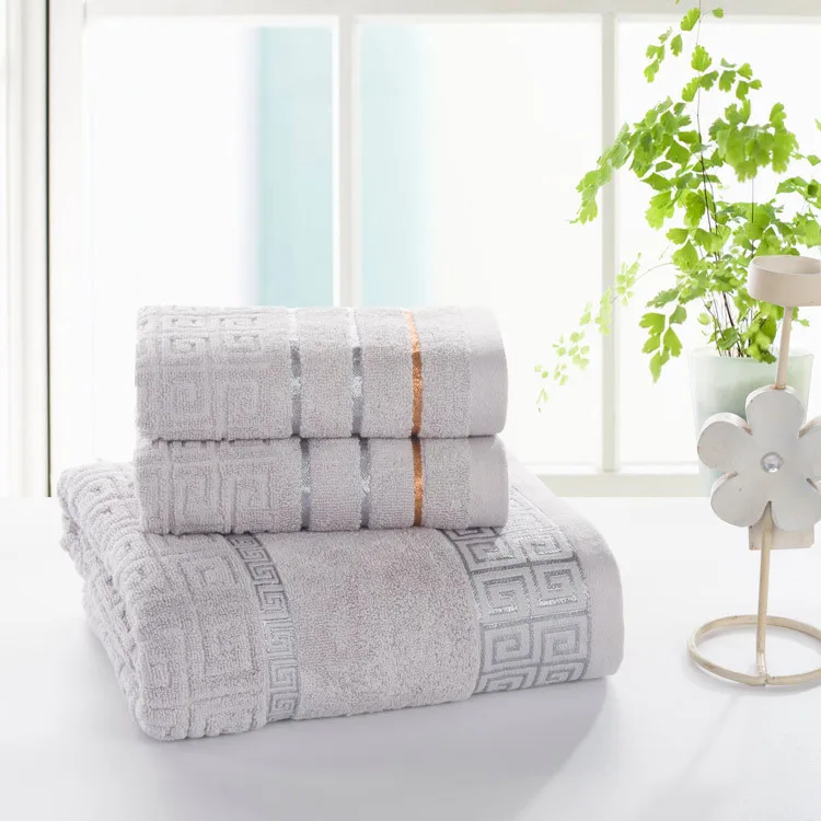 

Unihome 50OFF Bath towel 90cm*180cm & 70cm*140cm High quality towel 100% Cotton bathroom towel piece set wholesale