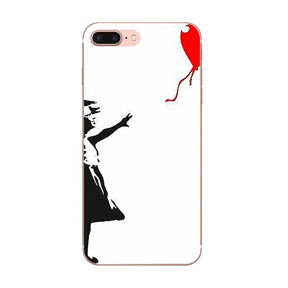 Бэнкси девушка с воздушным шаром для Xiaomi Redmi Note 2 3 3S 4 4A 4X 5 5A 6 6A Pro Plus Мягкий Art Online