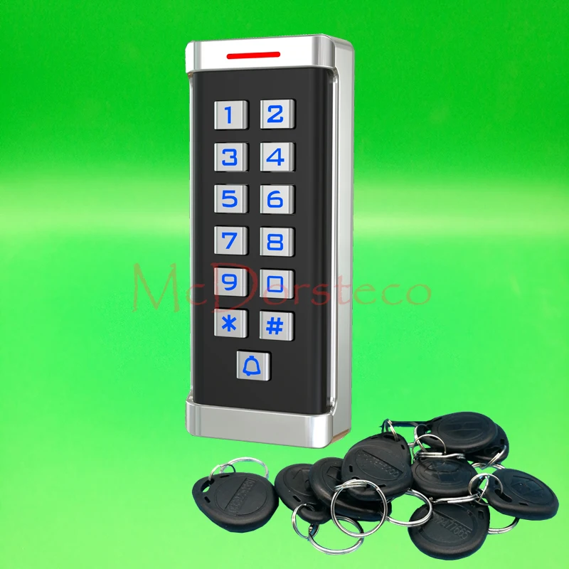 12V 24V водонепроницаемый 125khz БЕСКОНТАКТНЫЙ контроль доступа с картой EM rfid система