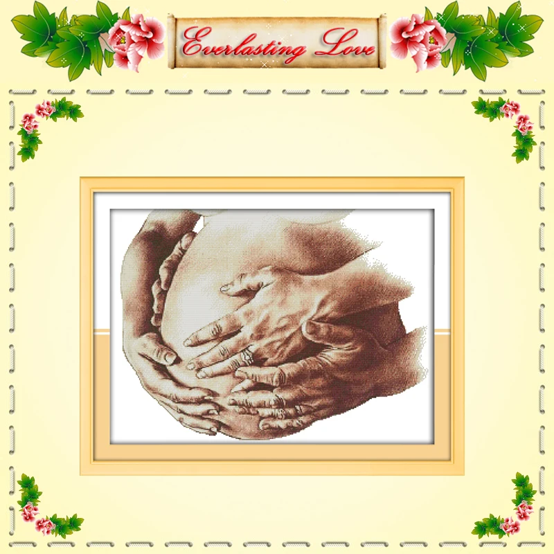 Истинная любовь Материнская семья картины китайский вышивки - Цена: 