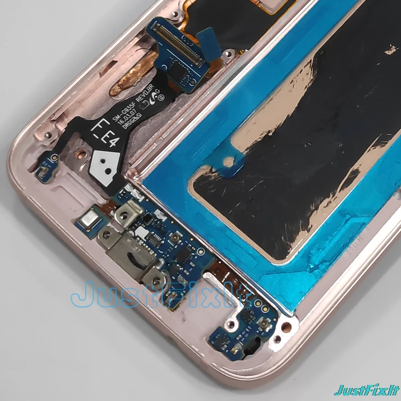 G935F для samsung Galaxy S7Edge G935S L K ЖК-дисплей сенсорный экран дигитайзер 5,5 ''Супер AMOLED с рамкой