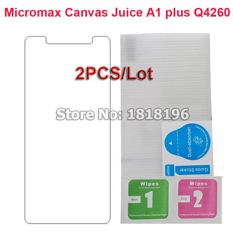 Закаленное стекло для Micromax Canvas Juice A1 plus Q4260 чехол Защитная пленка смартфонов
