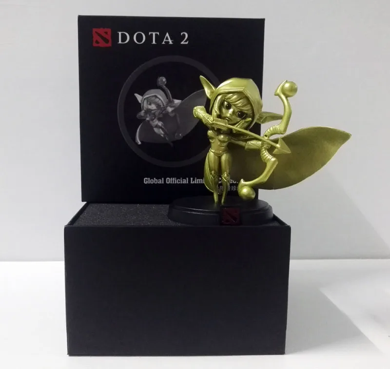 5 шт./компл. Золотая фигурка Dota 2 из игры душевая гвардия тишина король лейоритный