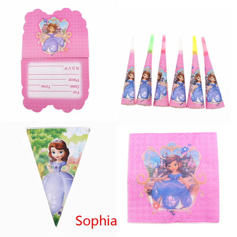 Sophia Princess/набор столовых приборов с украшением для вечеринки банные