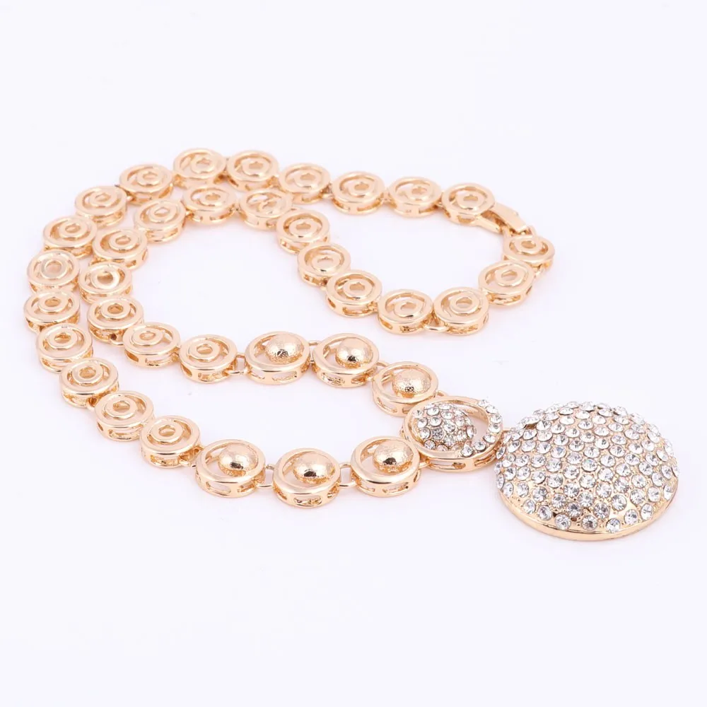 Комплект из колье и серёг с кристаллами|jewelry sets for women|crystal jewelry setjewelry |