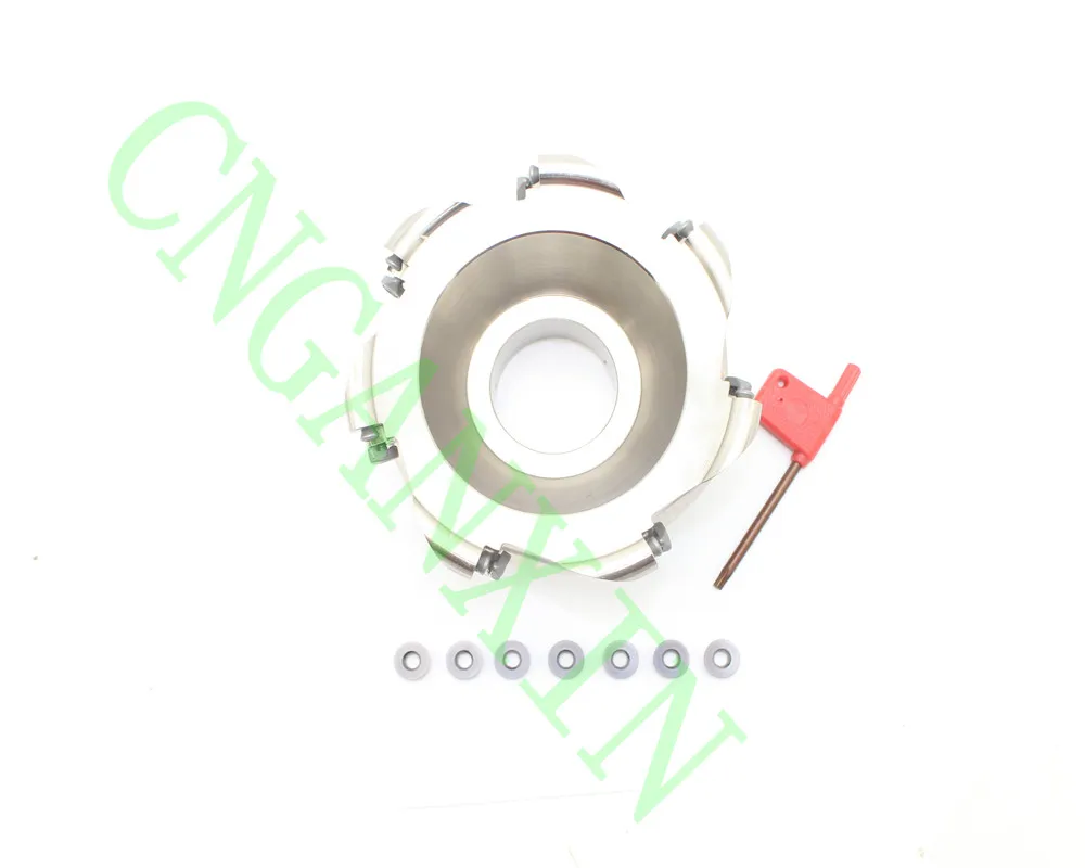 

New 1P EMRW6R125-7T-40 7F lute Milling Cutter +7P RPMW1204MOE PX2000