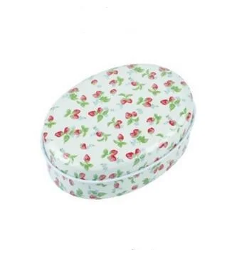

Round Mini European tin box candy box food box metal storage box