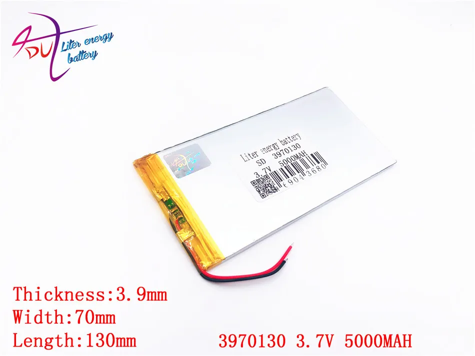 3.7V 3970130 4070130 5000mah Polymer lithiumion Battery With High Quality Li-ion Tablet pc battery For 7 8 9 inch tablet PC | Электроника