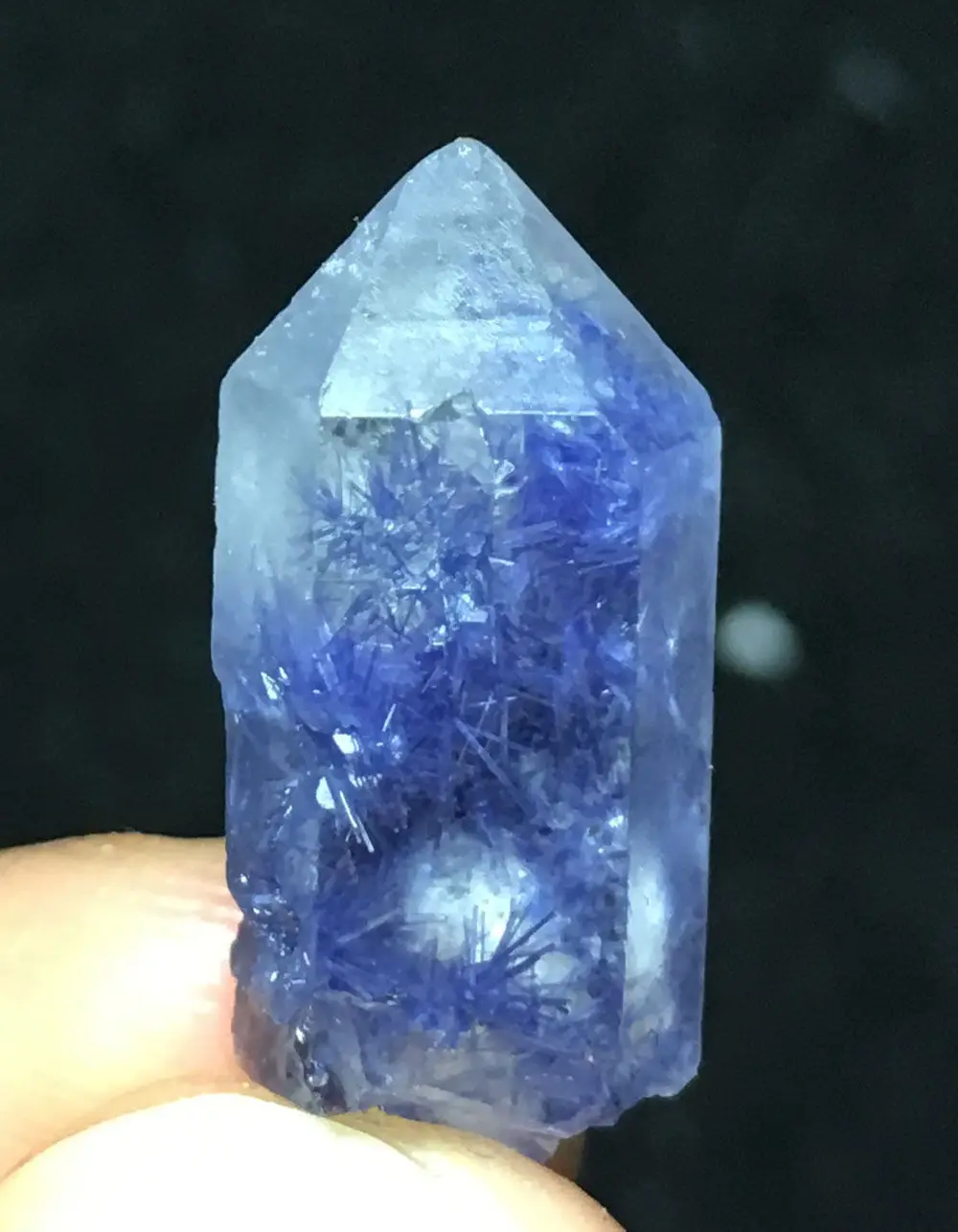 9ct новый натуральный прозрачный красивый синий дюмортиерит образец