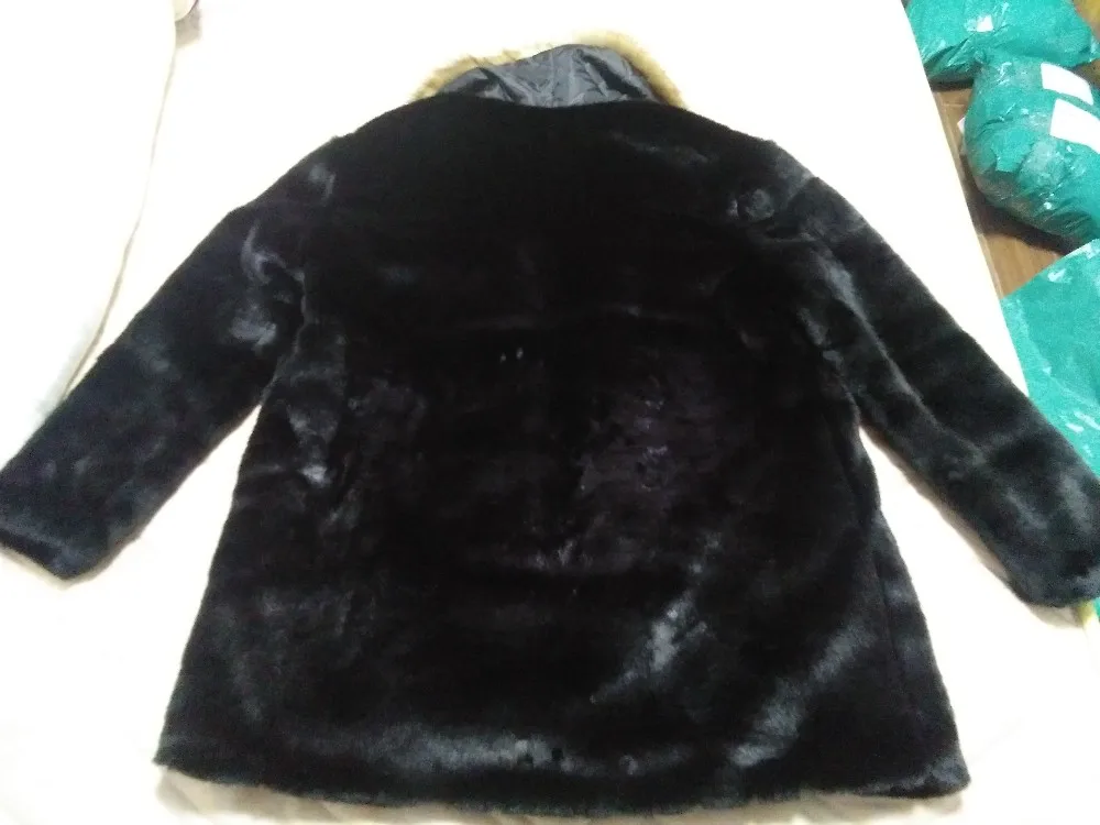 S/6Xl мужские куртки из искусственного меха, длинная верхняя одежда из искусственного меха норки, черная повседневная мужская верхняя одежда из искусственного меха, одежда размера плюс K512