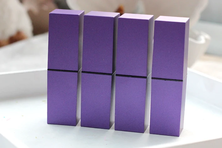 free shipping 12.1mm 10/20/50pcs/lot high-grade purple lipstick tube empty lip balm container | Красота и здоровье