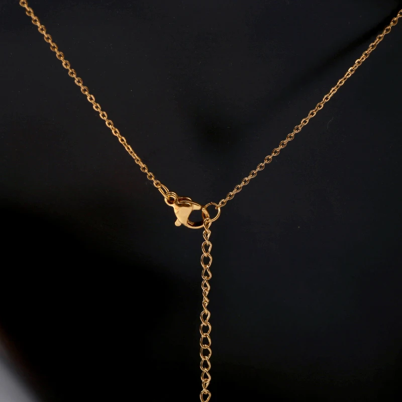 FAIRYWOO подвеска Турецкий глаз Миюки цепочка из нержавеющей стали ручной работы