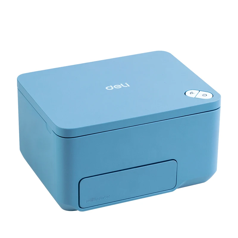 Умный струйный принтер Deli X10 Mini 66x66 мм цветной для художественной работы Wi Fi