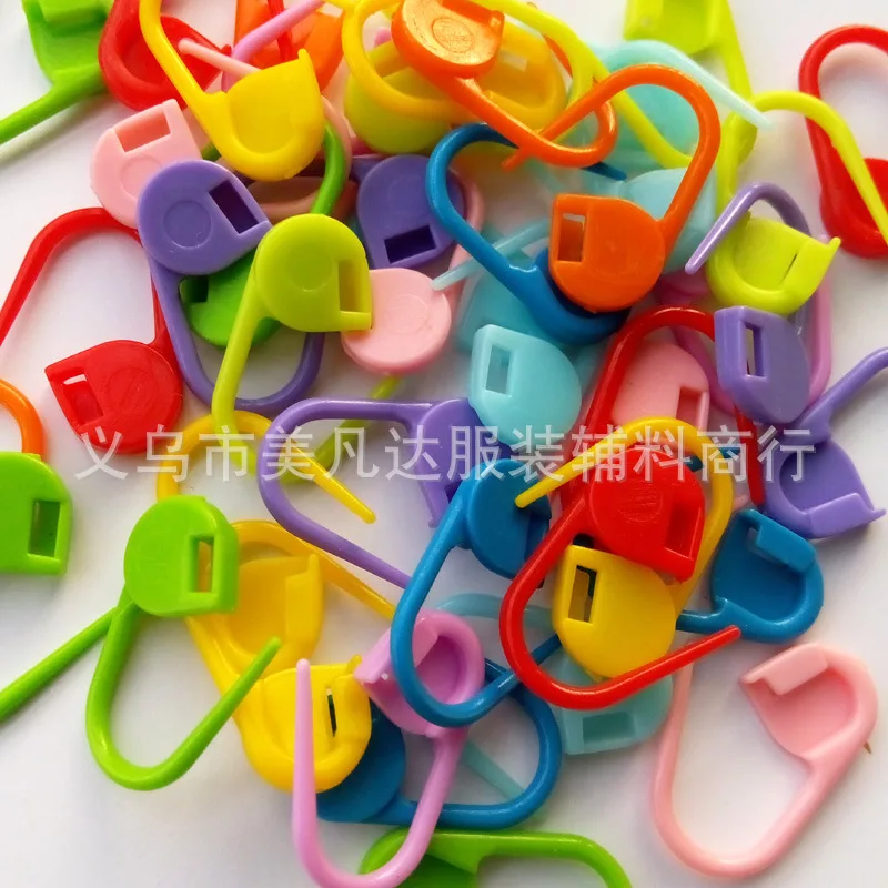 100 шт Красочные вплетаемые Пластиковые вязание крючком ремесло фиксатор стежка