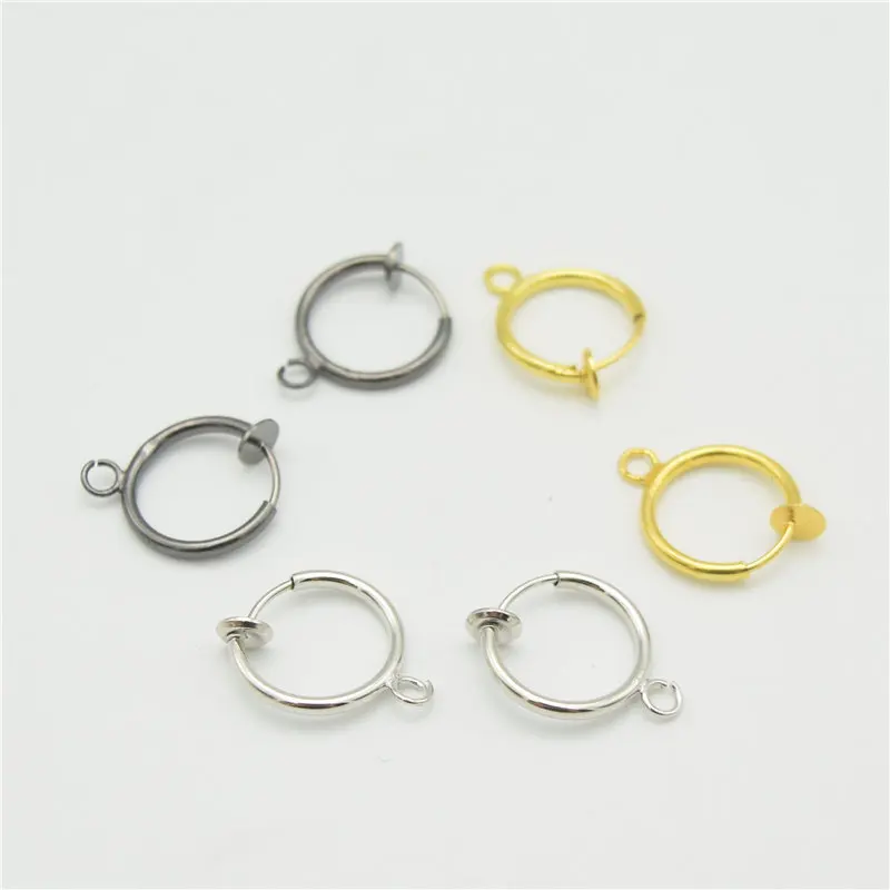 20 шт 13 мм без пирсинга серьги клипсы безболезненные для ушей DIY в поисках |