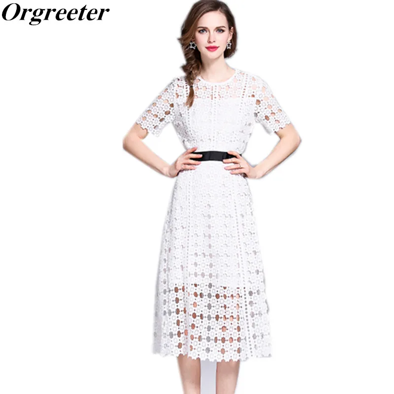 Женское летнее длинное кружевное платье 2018 новые FashionChic великолепные красивые