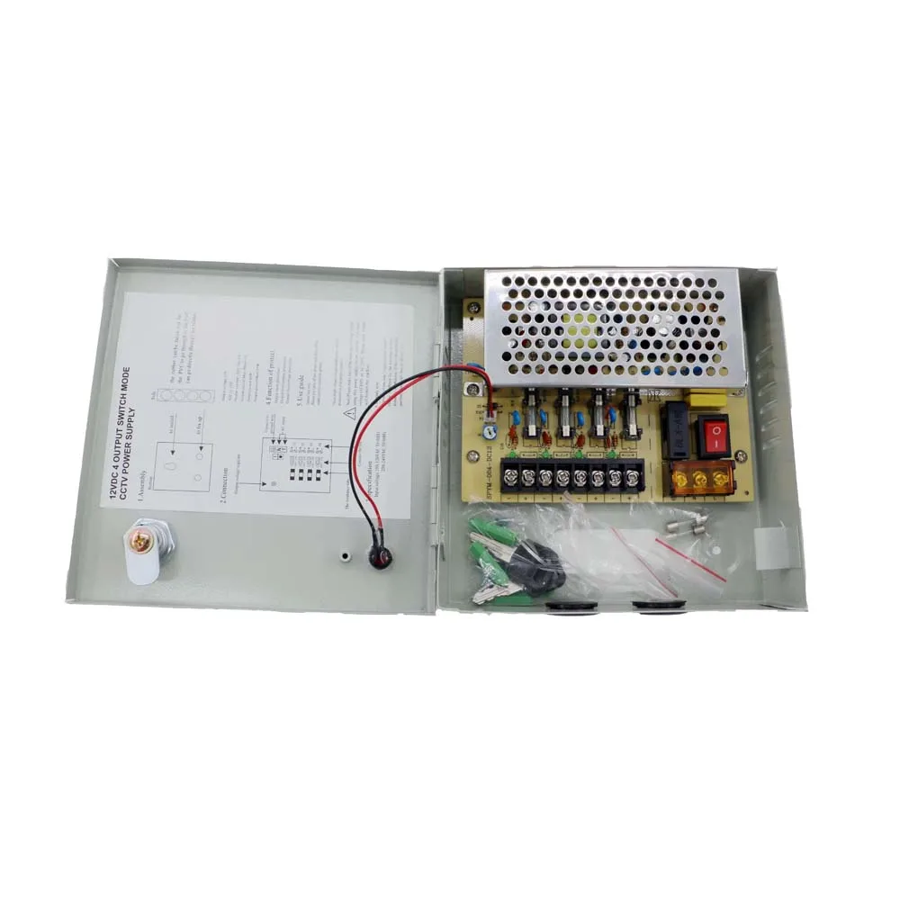 DC12V3A4CH LED CCTV переключатель питания supply36W безопасности/адаптер 110В/220В |