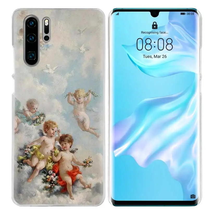 10 Чехол с рисунком ангела Купидона для huawei P20 P30 P Smart Nova 4 3i P10 P9 P8 mate 10 20 lite Pro Mini жесткий чехол для телефона из поликарбоната - Цвет: 10