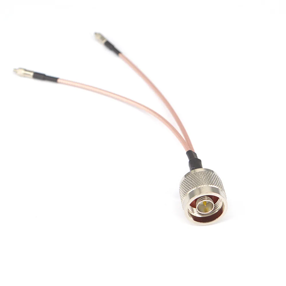 N штекер на Y Тип 2X TS9 Женский Разъем фотокабеля Pigtail RF удлинитель RG316 15 см