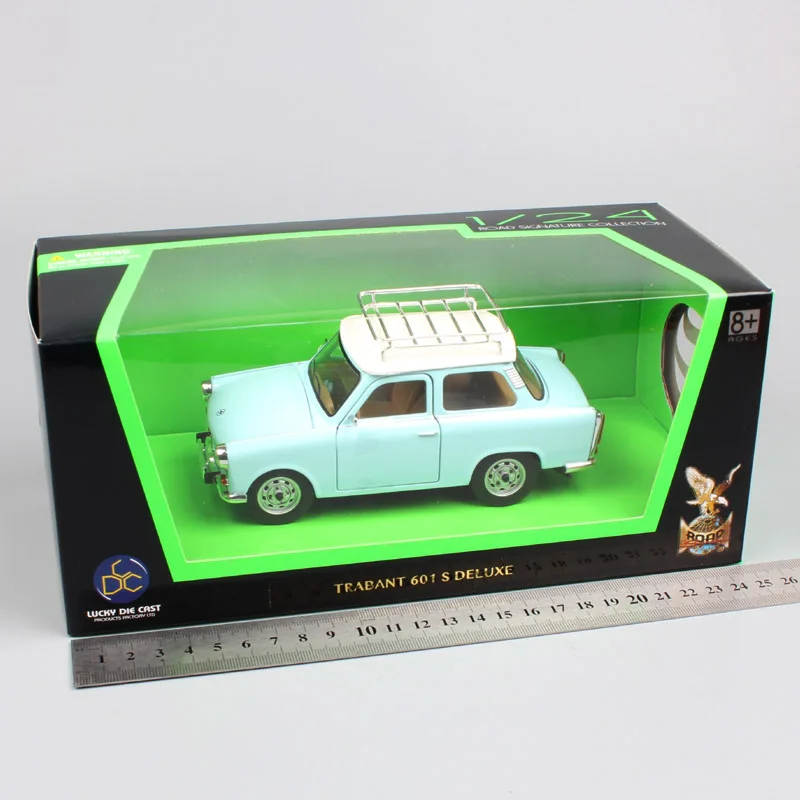 1:24 масштабные бренды Германия Винтаж The Trabant 601 P601 S 1988 седан VEB Sachsenring Trabi металлическая литая мини-модель машины игрушки