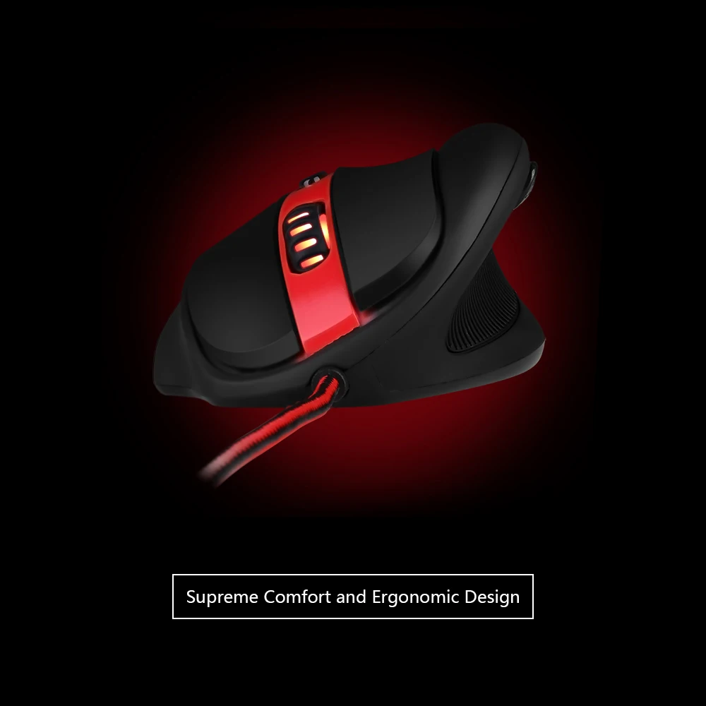 Redragon M605 Smilodon Gaming Mouse 2000DPI 6 Buttons Ergonomic Wired Optical Mice for Notebook PC Laptop Computer Video Game|gaming mouse|6
