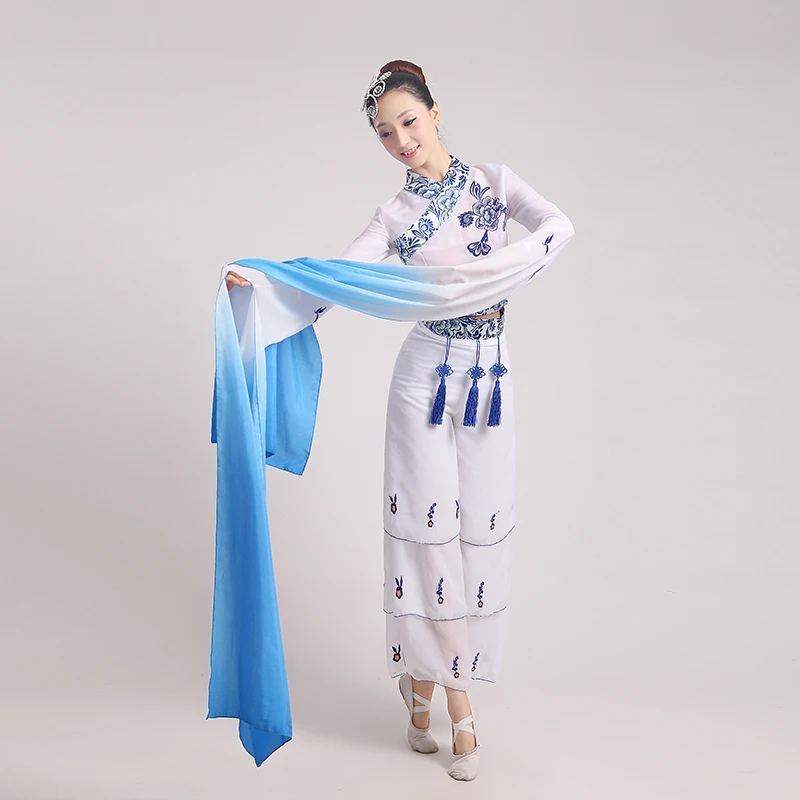 2017 hanfu и фарфоровые костюмы с водными рукавами женский китайский стиль длинный