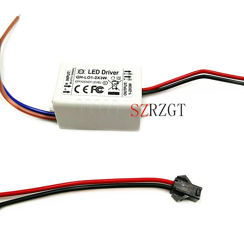Светодиодный драйвер 1 2x3W 600mA DC2 7V источник питания для потолочной лампы AC85