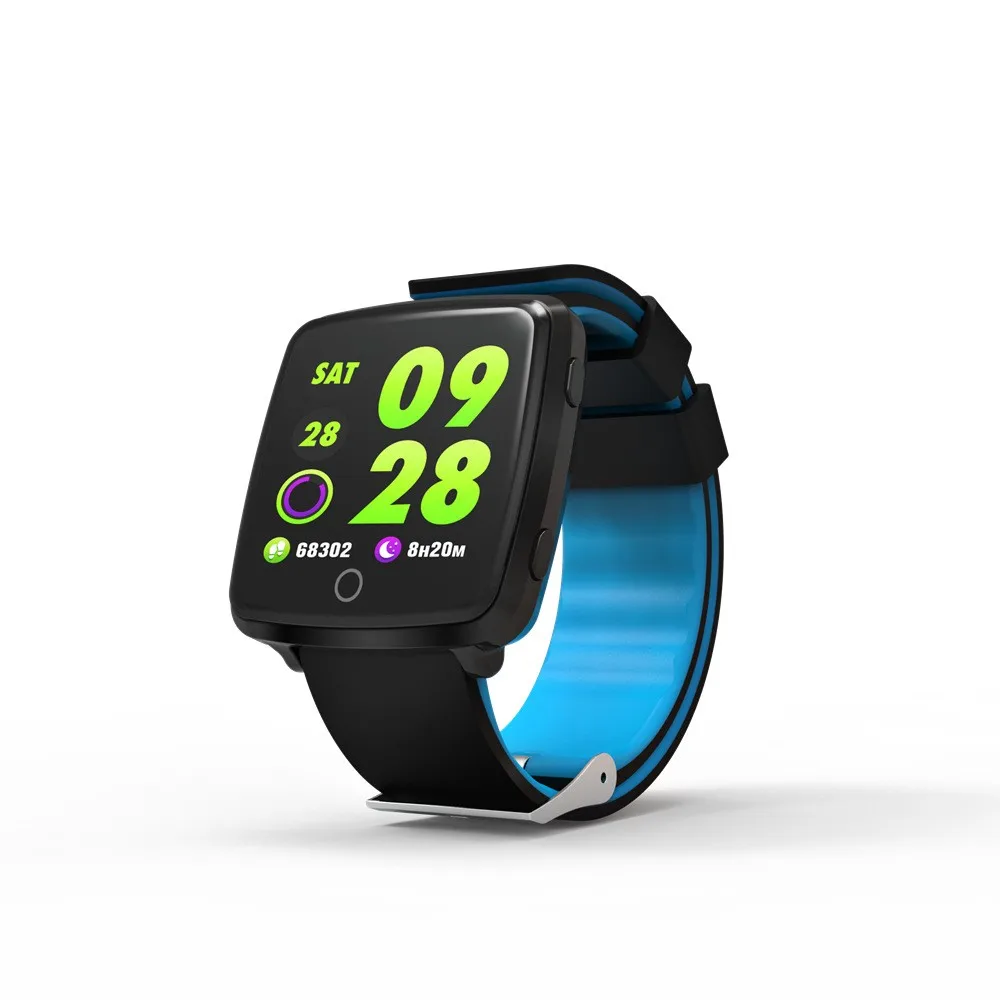 BL89 Bluetooth 1.3Inch TFT IPS Touch Color Screen Blood Pressure Heart Rate Monitor Sports Fitness Tracker Smart Watch Bracelet |