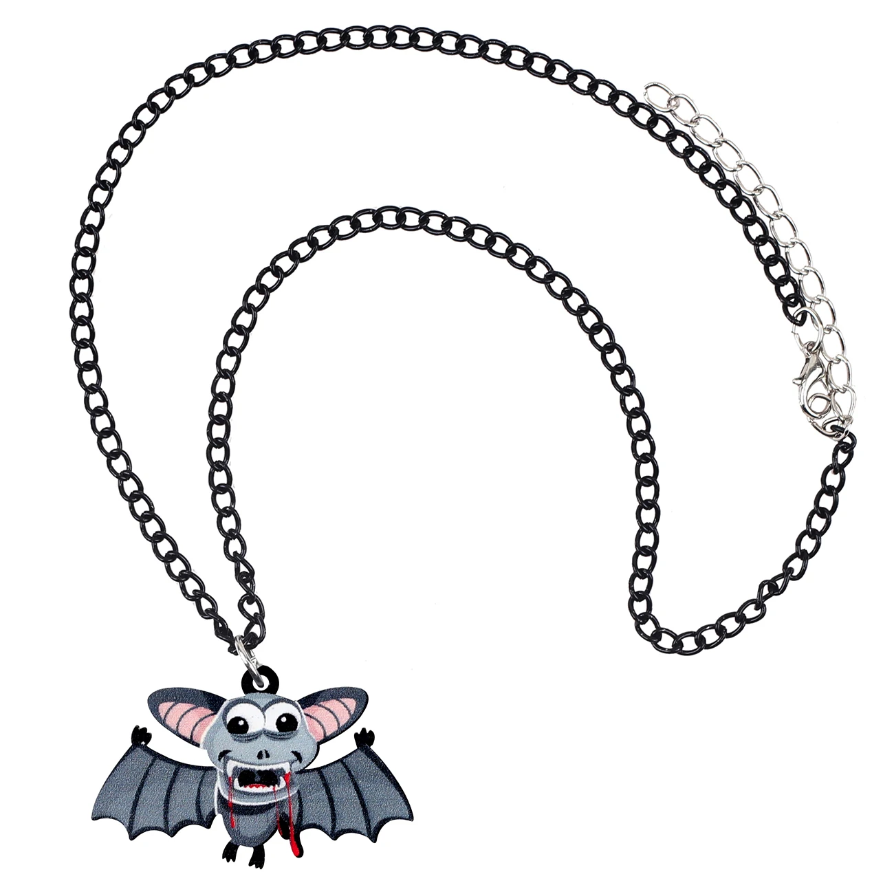 Акриловая подвеска WEVENI в виде летучей мыши для Хэллоуина уникальные украшения