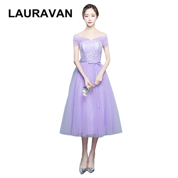 Robe de soiree элегантное 2020 Новое поступление светло фиолетовые Вечерние платья
