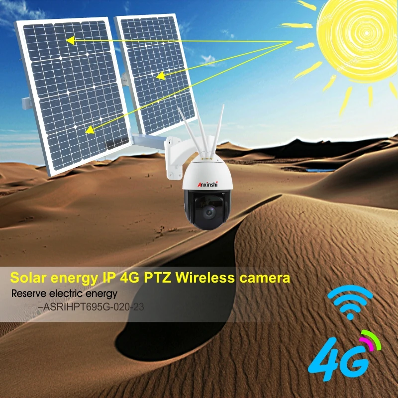 120 Вт солнечная панель для 3G 4G WiFi PTZ IP камера беспроводная сеть HD 1080P Onvif P2P наружная