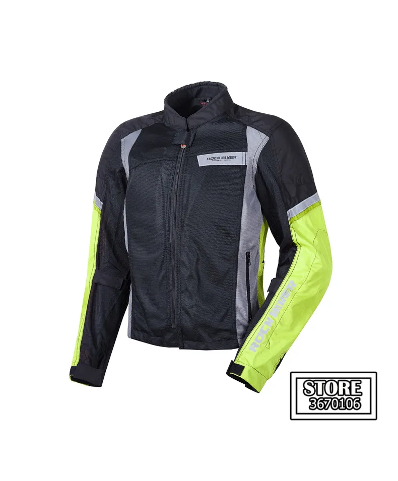 ROCK BIKER Breathable Motorcycle Jacket Men Women Moto Mesh Jacket Summer jaqueta motoqueiro Moto Clothing Protective Gear