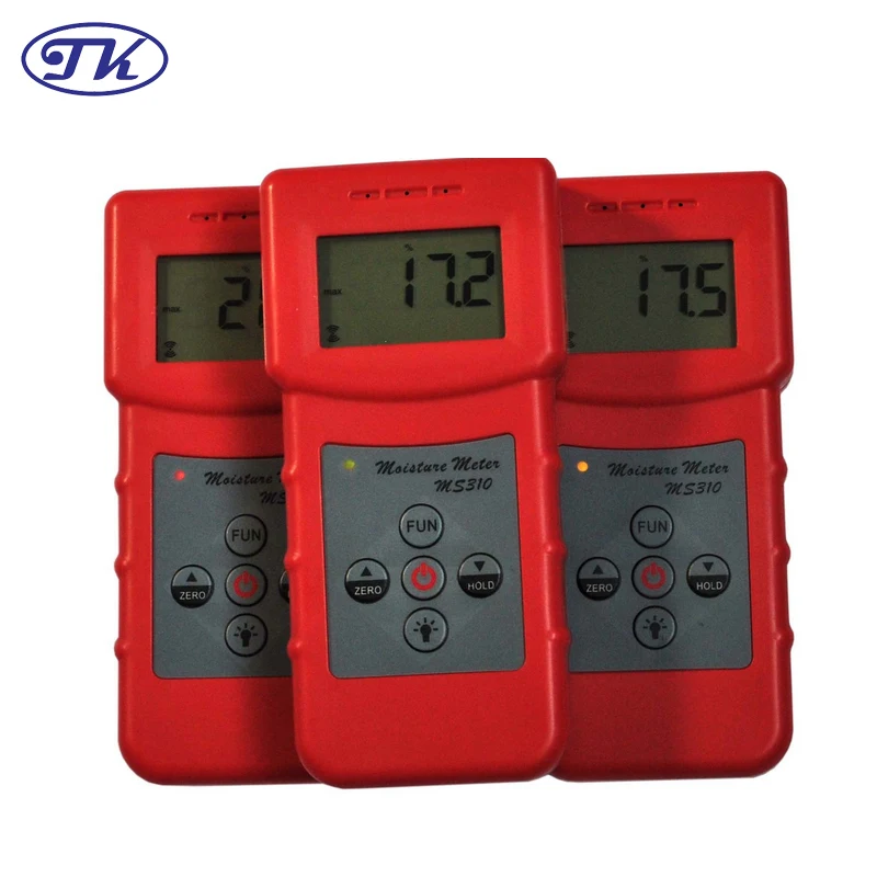 

MS310 Inductive Moisture Meter Measuring Moisture Content of Wood,Paper,Bamboo, Concrete,Metope