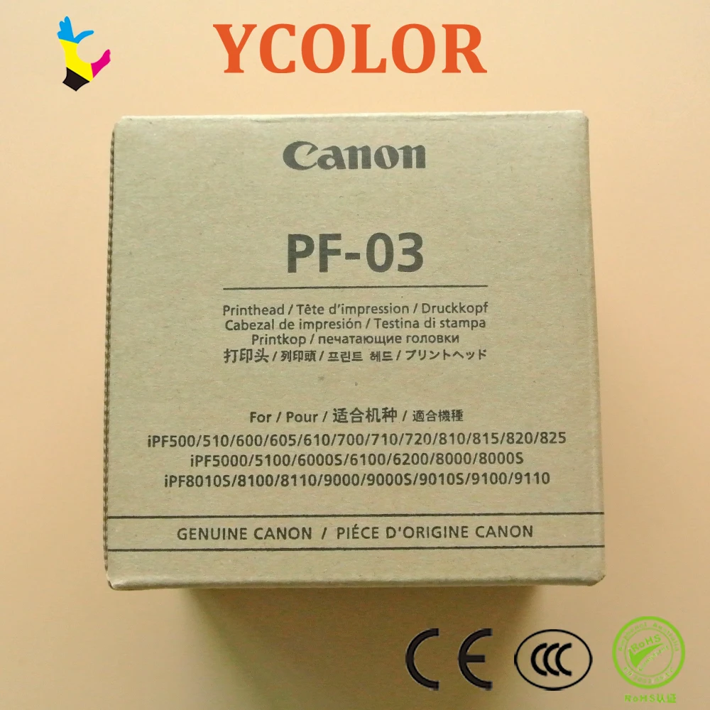 PF 03 печатающая головка для Canon IPF 500/510/600/605/610/700/710/720/810/815/820/825 принтер PF-03 печатающая головка