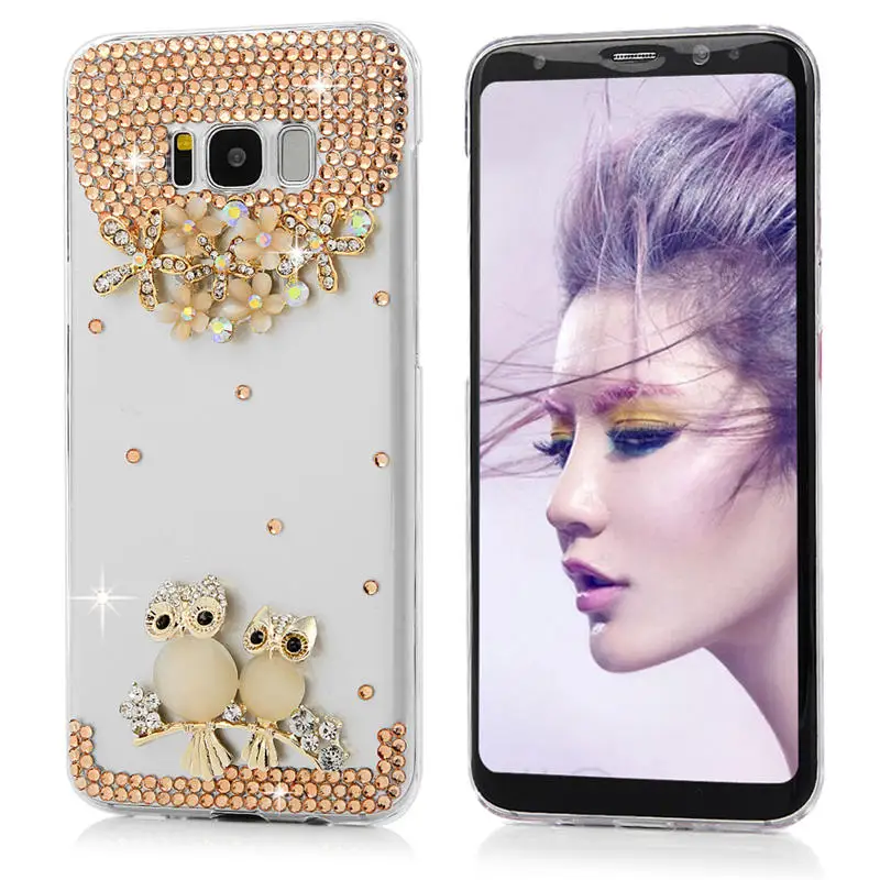 MAVISSDIARY для samsung Galaxy S8 Plus Алмазный чехол 3D украшение со стразами Ручной Работы