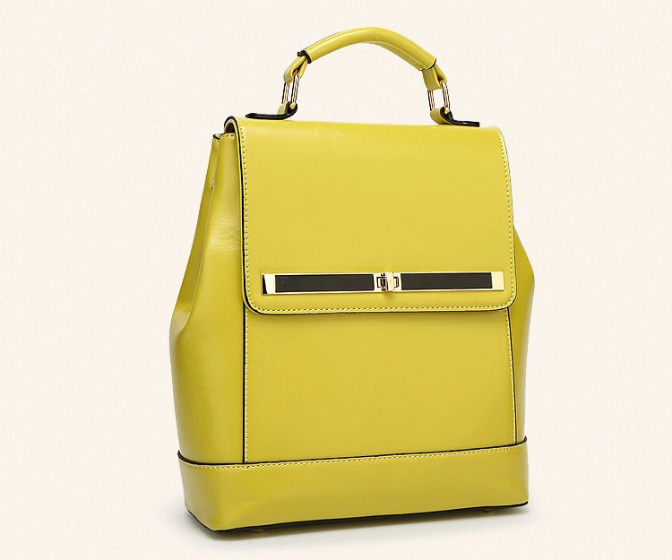 Bokinslon Women's Backpack Fashion Cow Split Leather Girl School Casual All-Match College Wind Bag For | Багаж и сумки