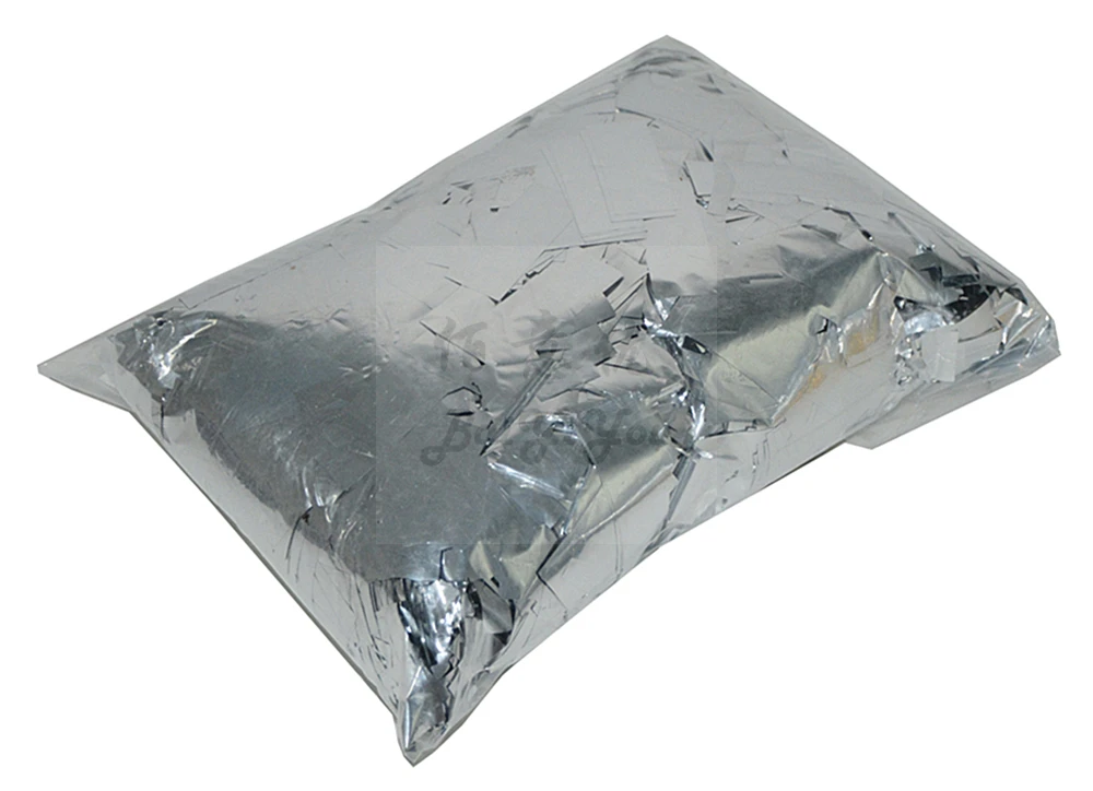 2 кг/лот прямоугольник Форма цвета: золотистый серебристый цветные конфетти