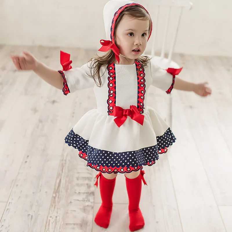 Весеннее белое платье для девочек 0-3 лет | Детская одежда и обувь